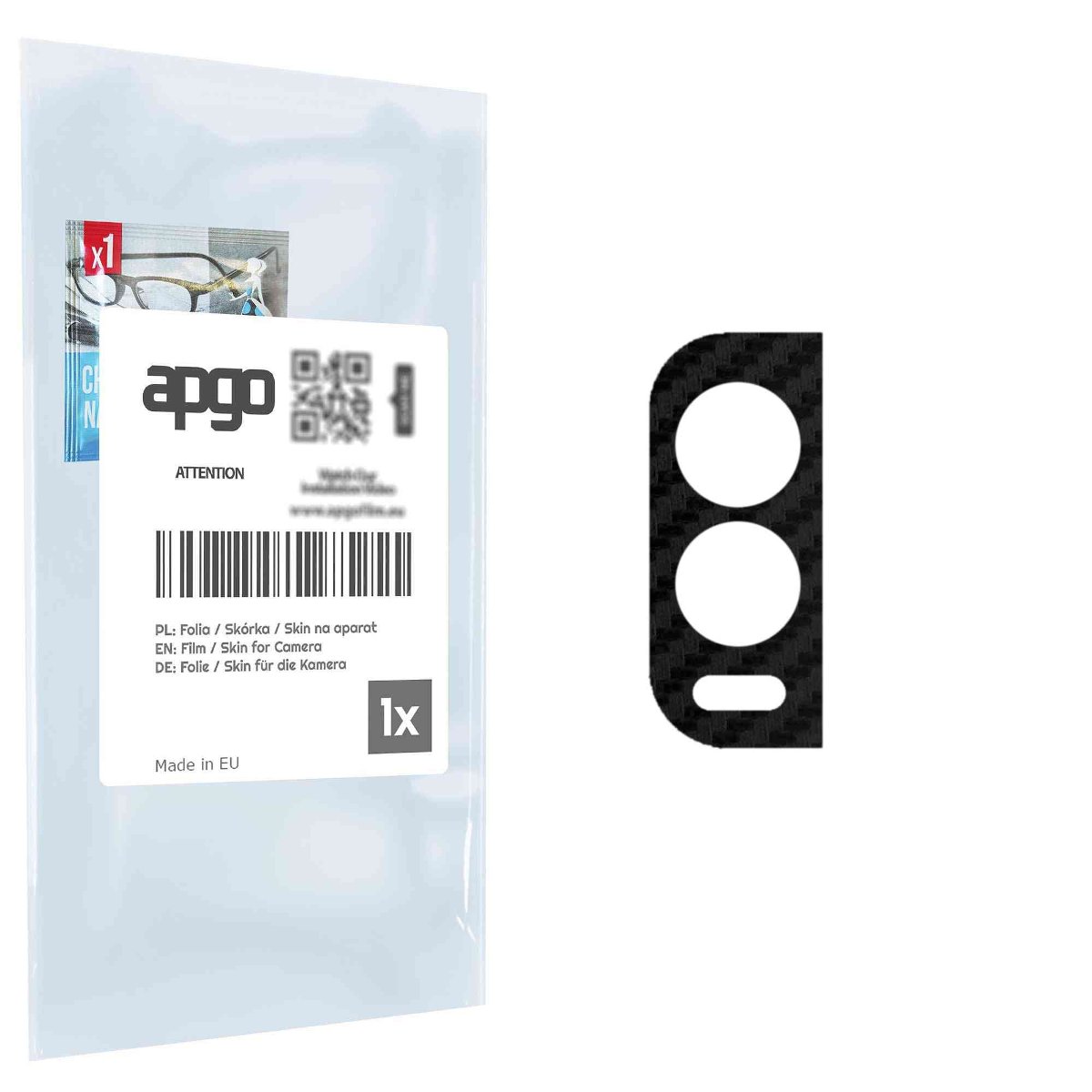 Folia naklejka skórka strukturalna na wyspę aparatu do Nokia C210 - różne kolory na kamerę, obiektyw apgo SKINS Lens Protector