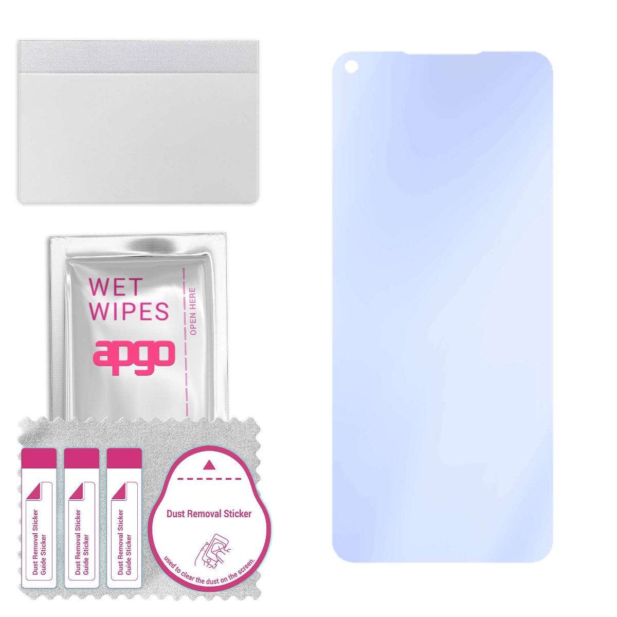 Szkło ochronne na ekran Hybrydowe 9H zamiennik hartowanego do Realme Q2 5G RMX2117 - apgo PRO Flexible Hybrid Glass nie pękające