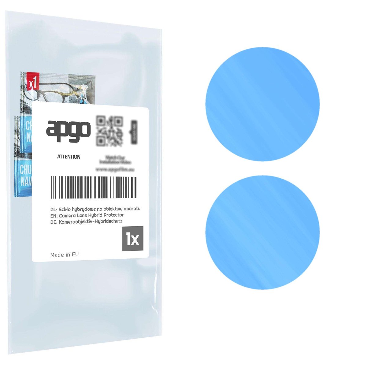 1x Szkło hybrydowe na aparat obiektyw kamerę 9H do Umidigi G3 Max - apgo hybrid Camera Lens Protector