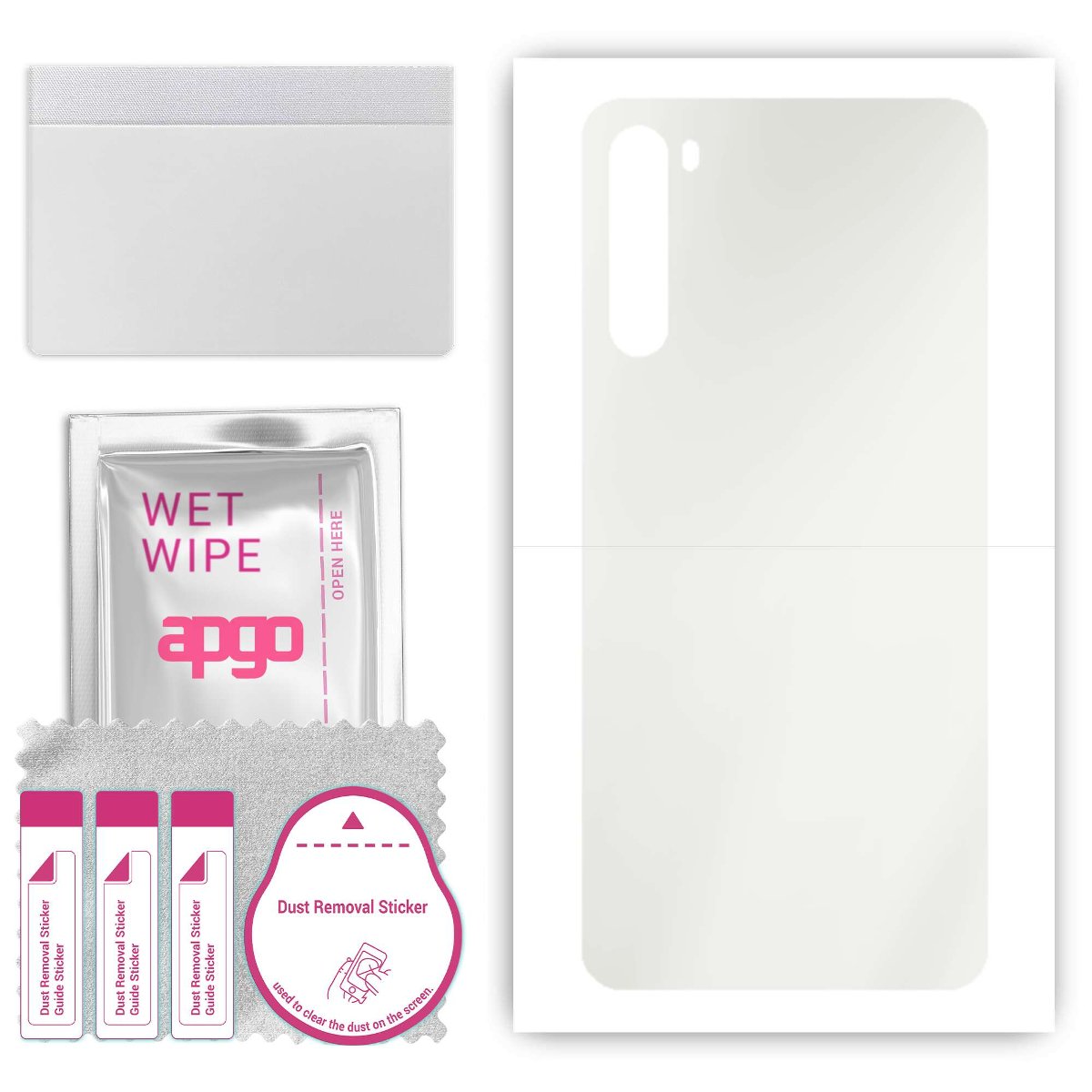 Folia hydrożelowa naklejka MATOWA na TYŁ do Redmi Note 8 (2021) - apgo hydrogel MATTE