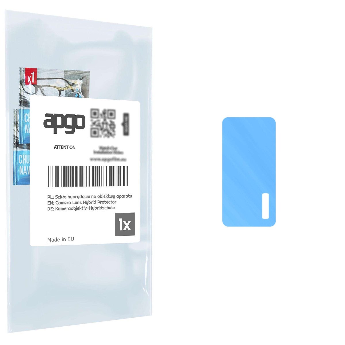 1x Szkło hybrydowe na aparat obiektyw kamerę 9H do Vivo iQOO 7 Monster Orange - apgo hybrid Camera Lens Protector