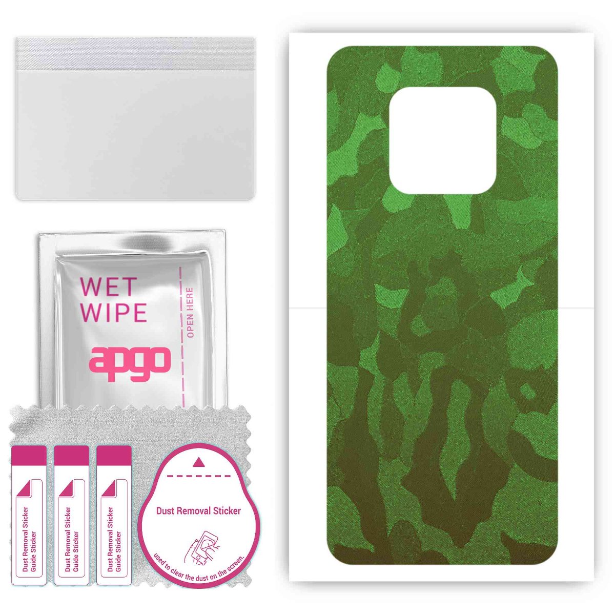 Folia naklejka skórka strukturalna na TYŁ do Tecno Camon 16 Premier -  Moro | Camo Zielony - apgo SKINS