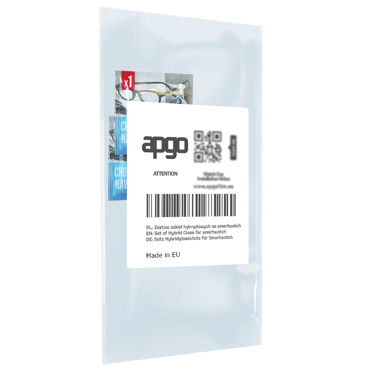 3x Szkło ochronne na ekran Hybrydowe 9H zamiennik hartowanego do Garett Kids Essa 4G - apgo Hybrid Smartwatch Protection Ochrona na ekran...