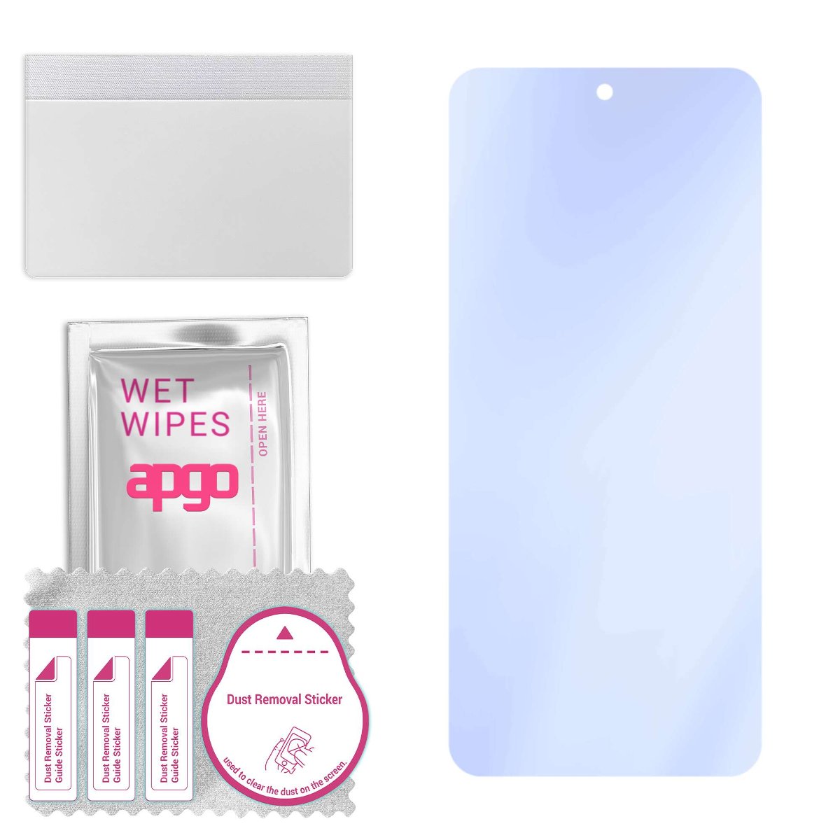 Szkło ochronne na ekran Hybrydowe 9H zamiennik hartowanego do Vivo Y91D - apgo PRO Flexible Hybrid Glass nie pękające