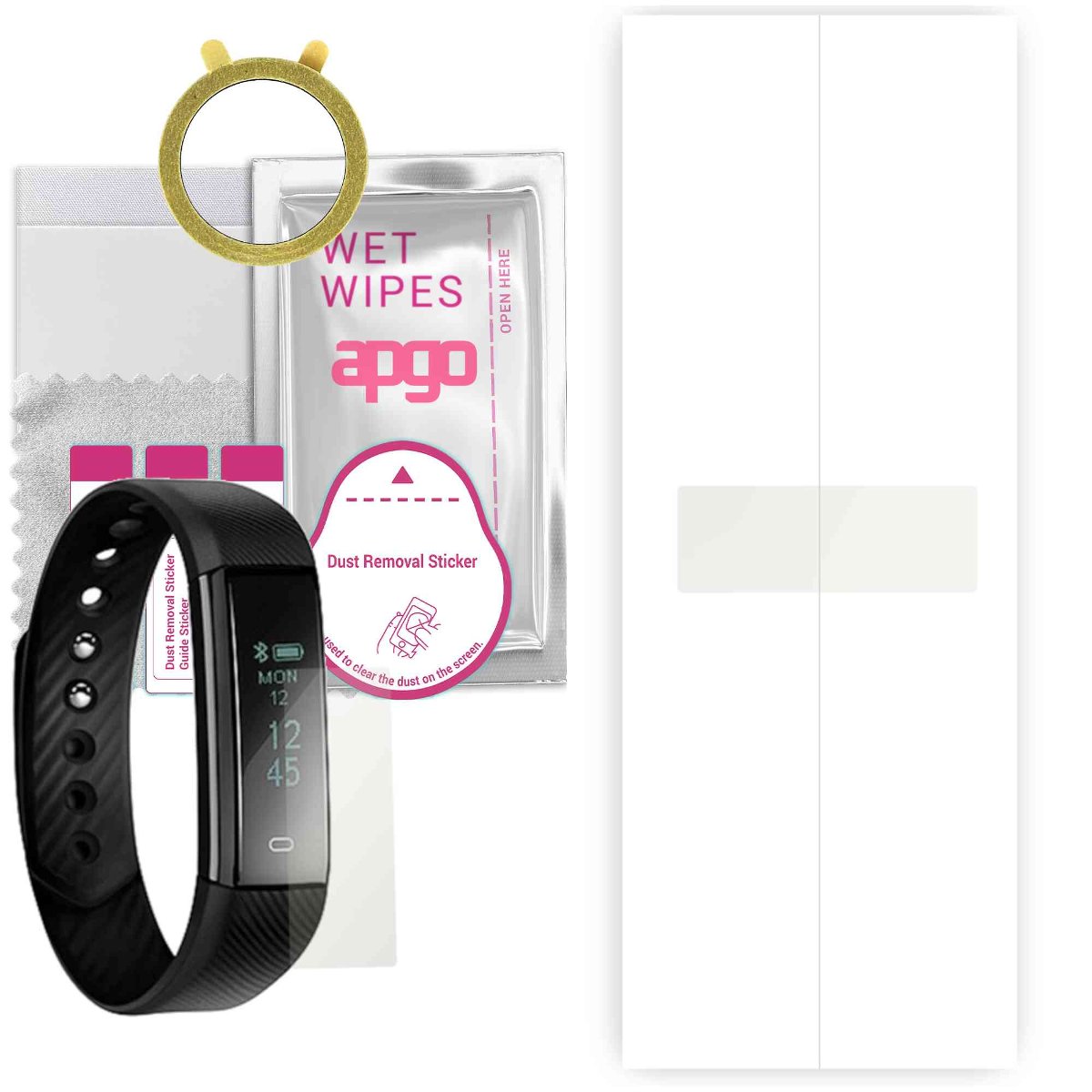 1x Folia hydrożelowa MATOWA do Acme ACT101 - apgo Smartwatch Hydrogel MATTE Protection Ochrona na ekran smartwatcha