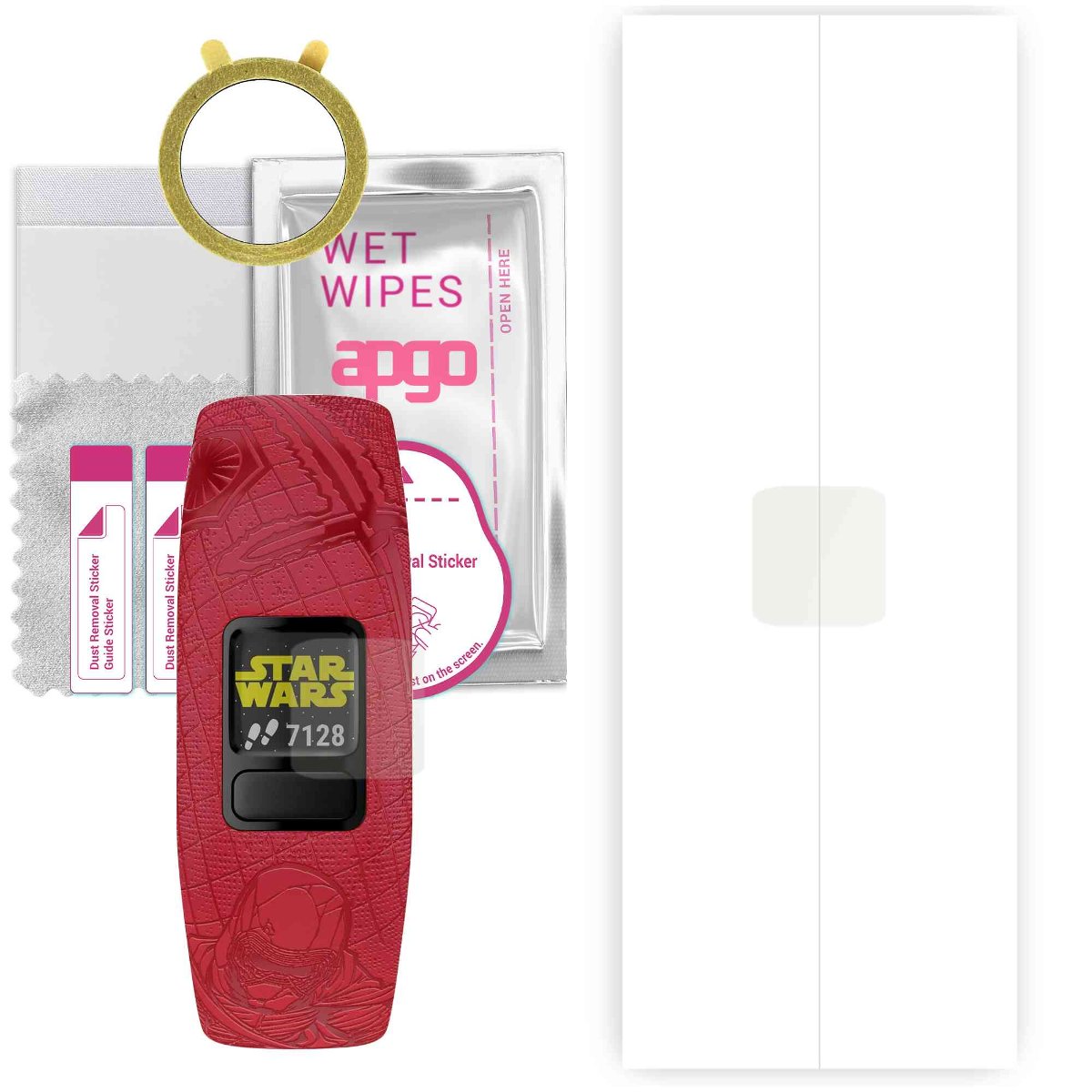 1x Folia hydrożelowa MATOWA do Garmin Vivofit junior 2 - apgo Smartwatch Hydrogel MATTE Protection Ochrona na ekran smartwatcha