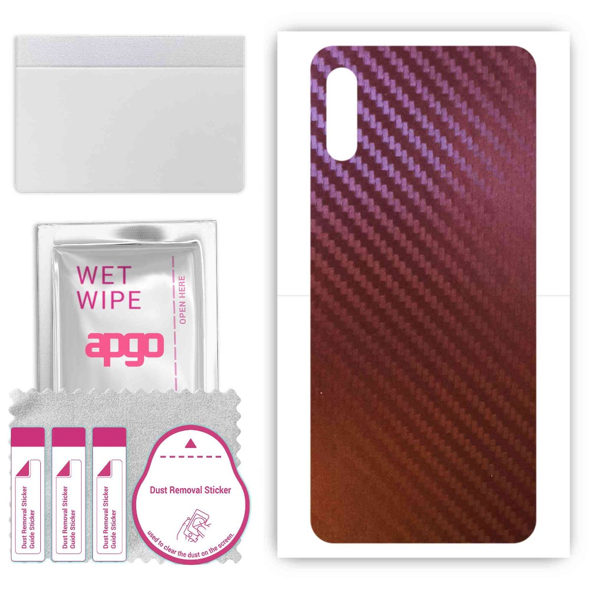 Folia naklejka skórka strukturalna na TYŁ do Redmi 9i Sport -  Carbon Kameleon CAKA5 - apgo SKINS