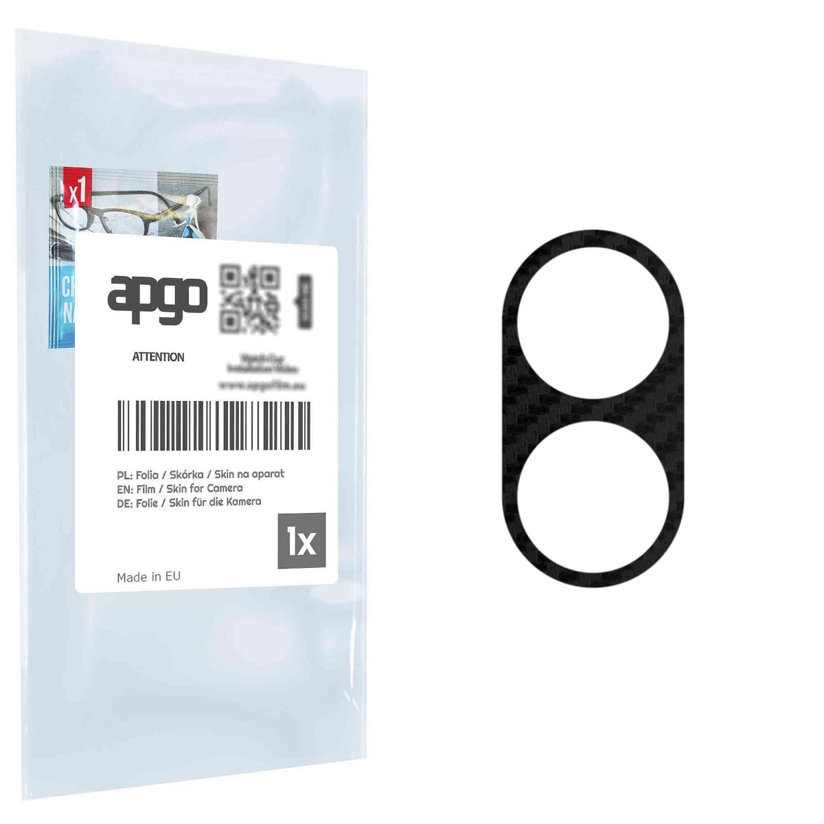 Folia naklejka skórka strukturalna na wyspę aparatu do Oppo A1X 5G - różne kolory na kamerę, obiektyw apgo SKINS Lens Protector