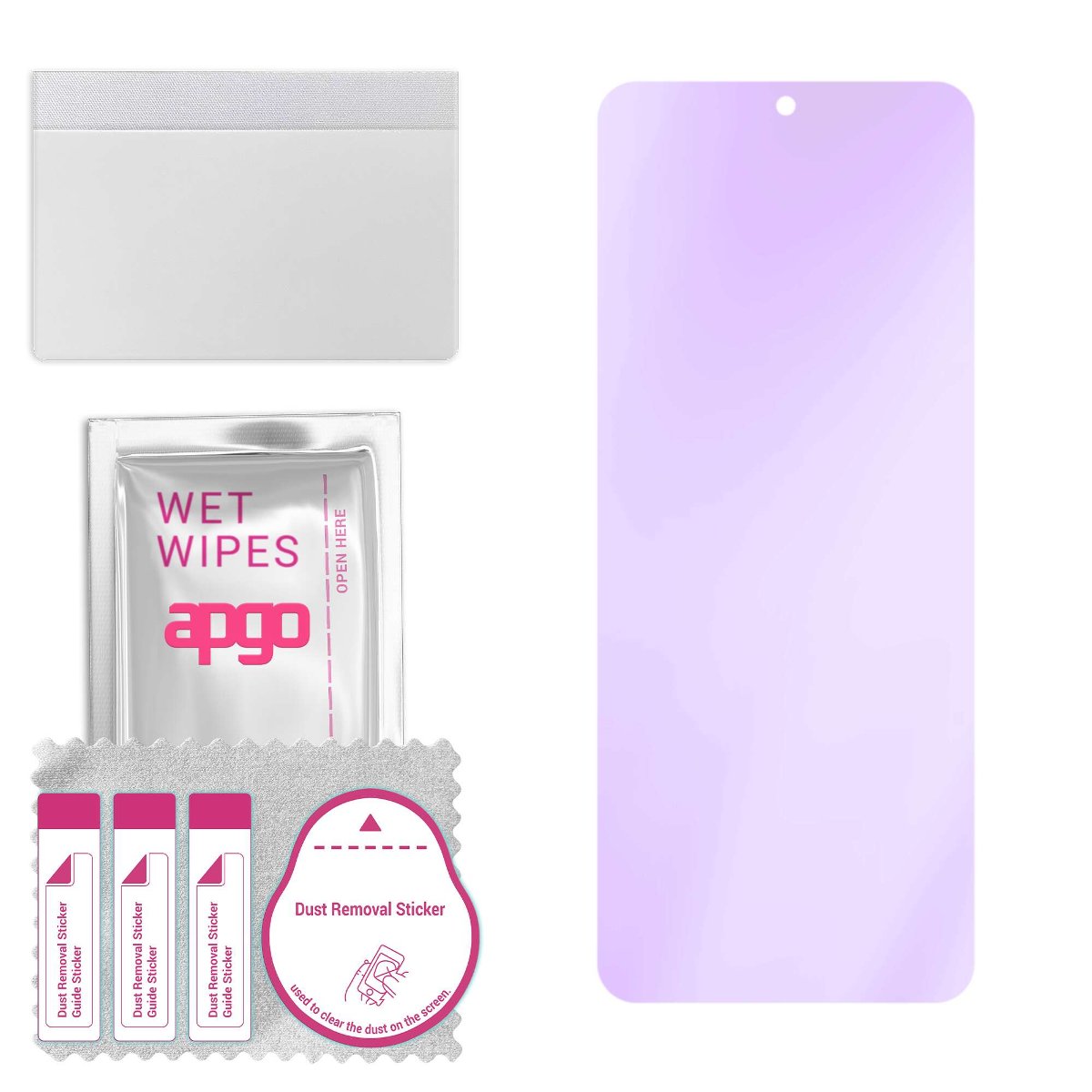 Szkło ochronne na ekran Hybrydowe 9H z filtrem ANTI-BLUE zamiennik hartowanego do Tecno Pova 4 - apgo hybrid ANTI-BLUE Flexible Hybrid Glass nie...