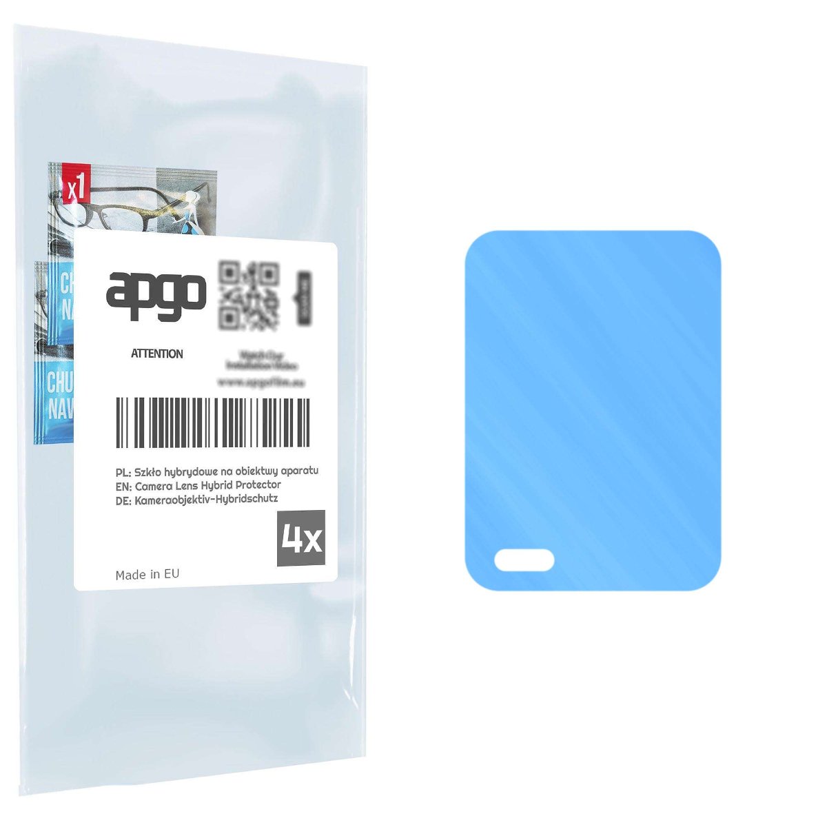 4x Szkło hybrydowe na aparat obiektyw kamerę 9H do Vivo Y21G - apgo hybrid Camera Lens Protector
