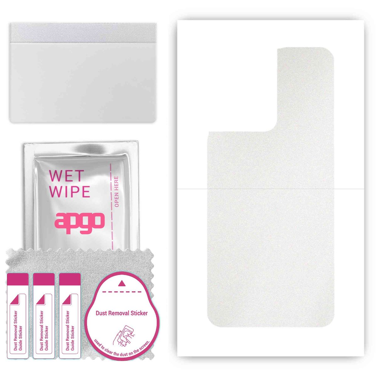 Folia naklejka skórka strukturalna na TYŁ do Oppo Reno8 5G -  Matowa Przezroczysta Winylowa - apgo SKINS