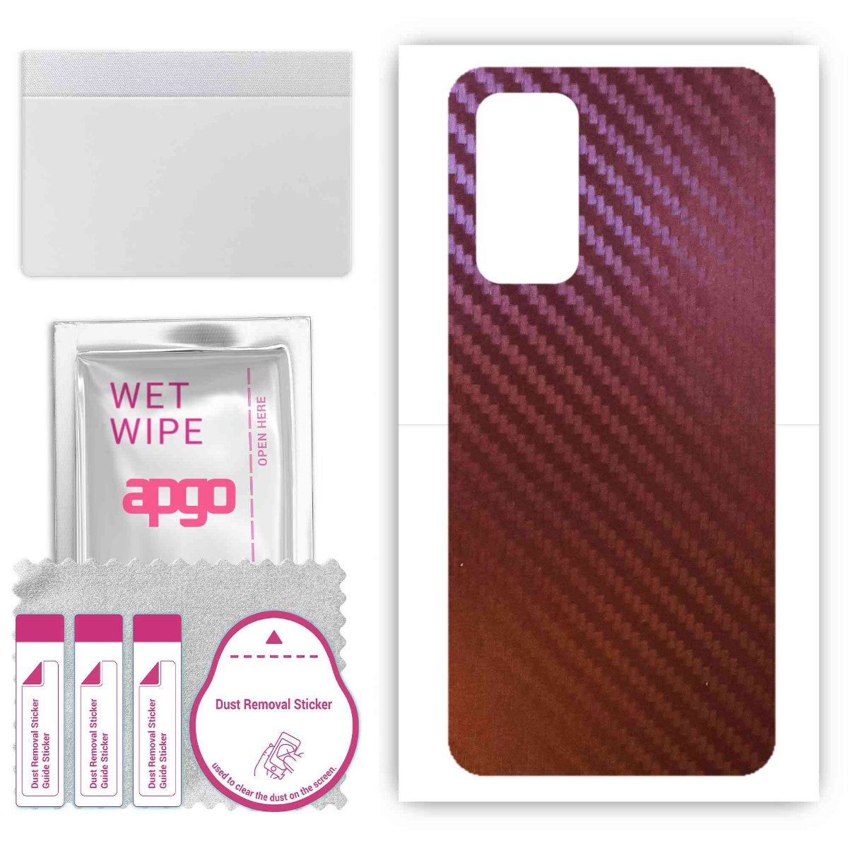 Folia naklejka skórka strukturalna na TYŁ do HTC Wildfire E3 Lite -  Carbon Kameleon CAKA5 - apgo SKINS
