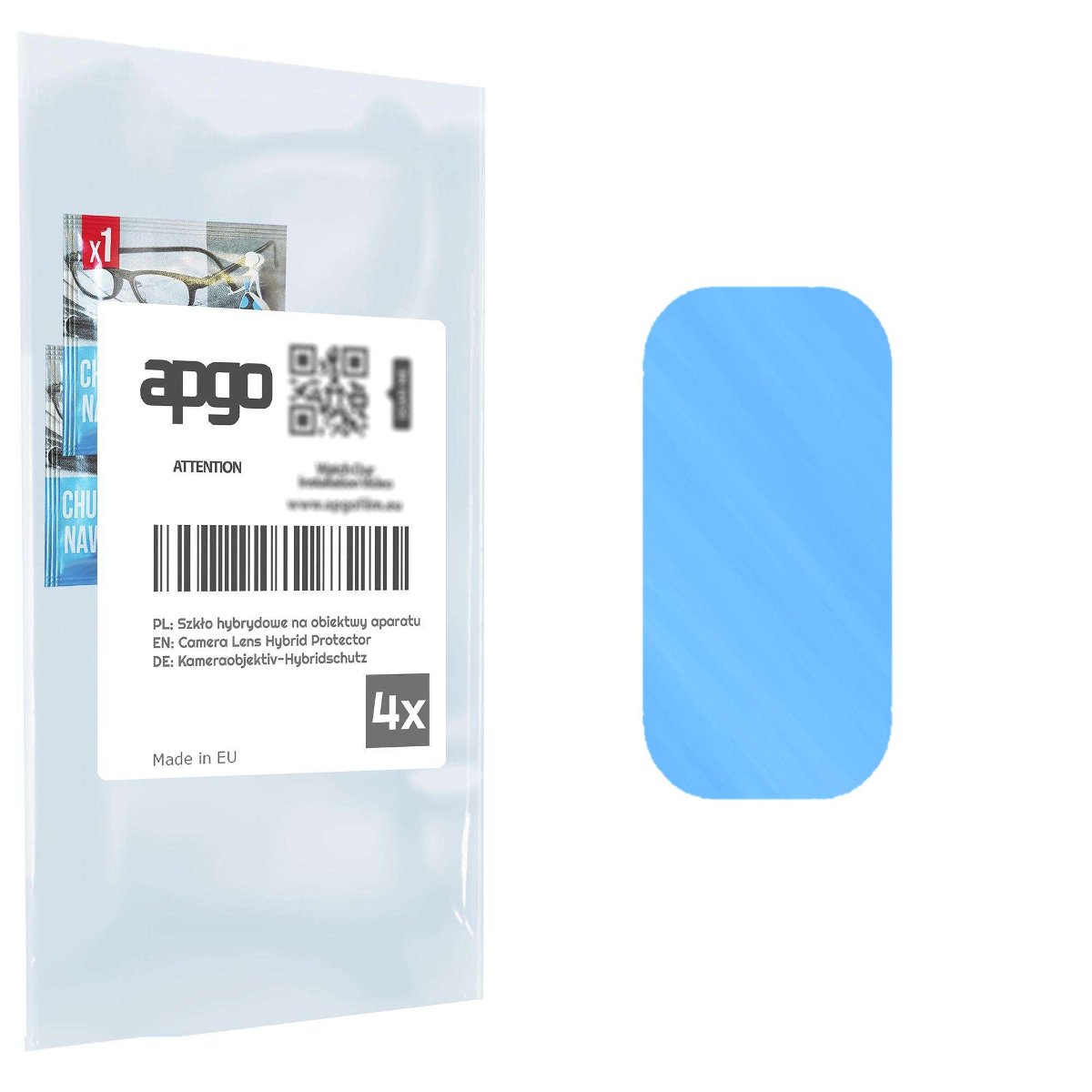 4x Szkło hybrydowe na aparat obiektyw kamerę 9H do Oukitel WP27 - apgo hybrid Camera Lens Protector