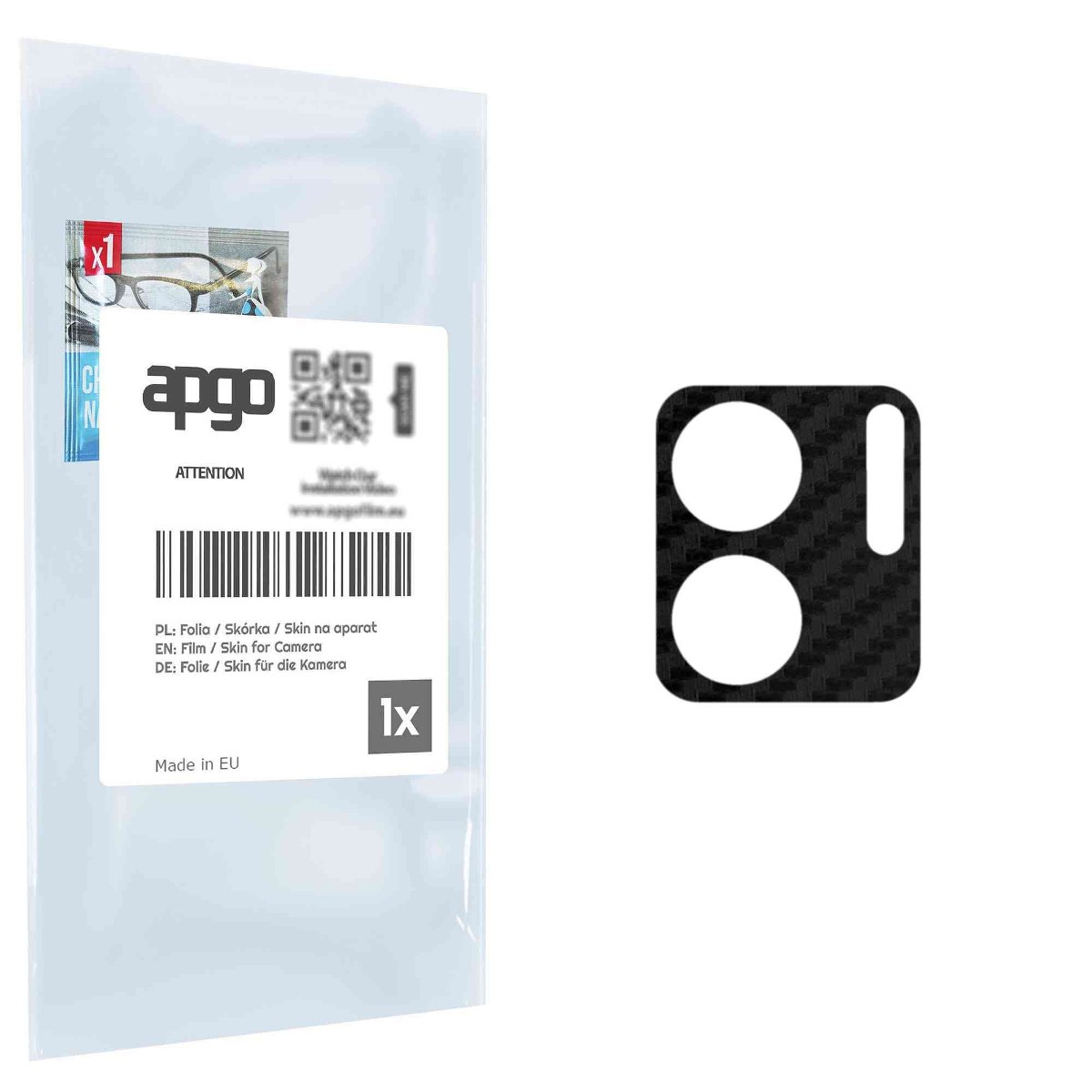 Folia naklejka skórka strukturalna na wyspę aparatu do Doogee N50 - różne kolory na kamerę, obiektyw apgo SKINS Lens Protector