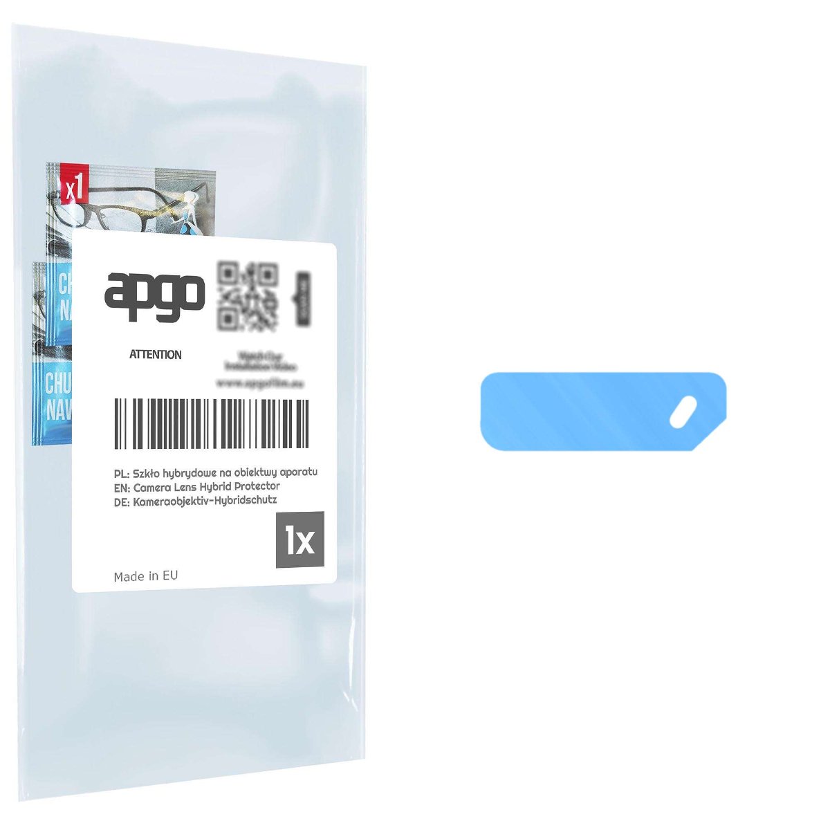 1x Szkło hybrydowe na aparat obiektyw kamerę 9H do Asus ROG Phone 7 Ultimate - apgo hybrid Camera Lens Protector