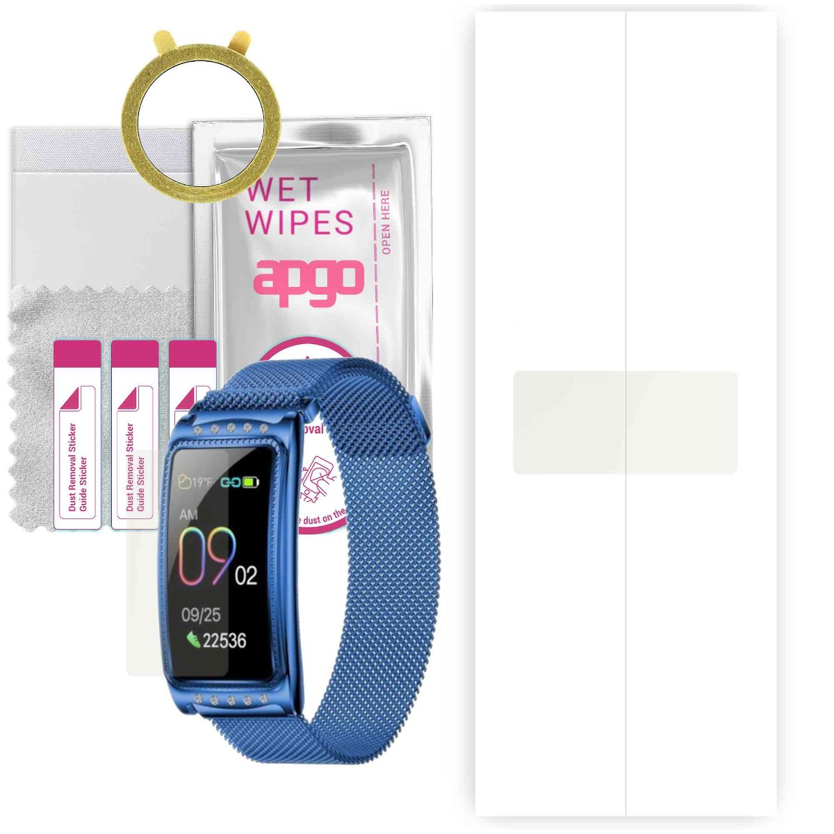 1x Folia hydrożelowa MATOWA do Garett Women Lucy - apgo Smartwatch Hydrogel MATTE Protection Ochrona na ekran smartwatcha