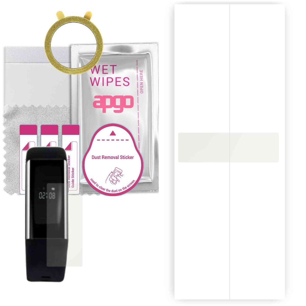 1x Folia hydrożelowa MATOWA do ART Smart AOS-01B - apgo Smartwatch Hydrogel MATTE Protection Ochrona na ekran smartwatcha