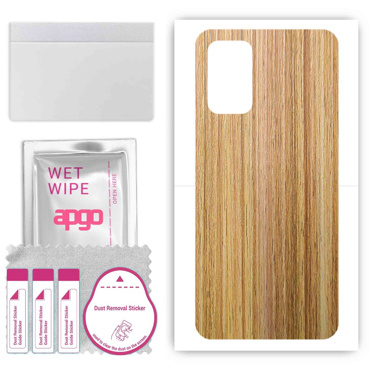 Folia naklejka skórka strukturalna na TYŁ do TCL 40 NXTpaper 5G -  Drewno Dąb Miodowy - apgo SKINS