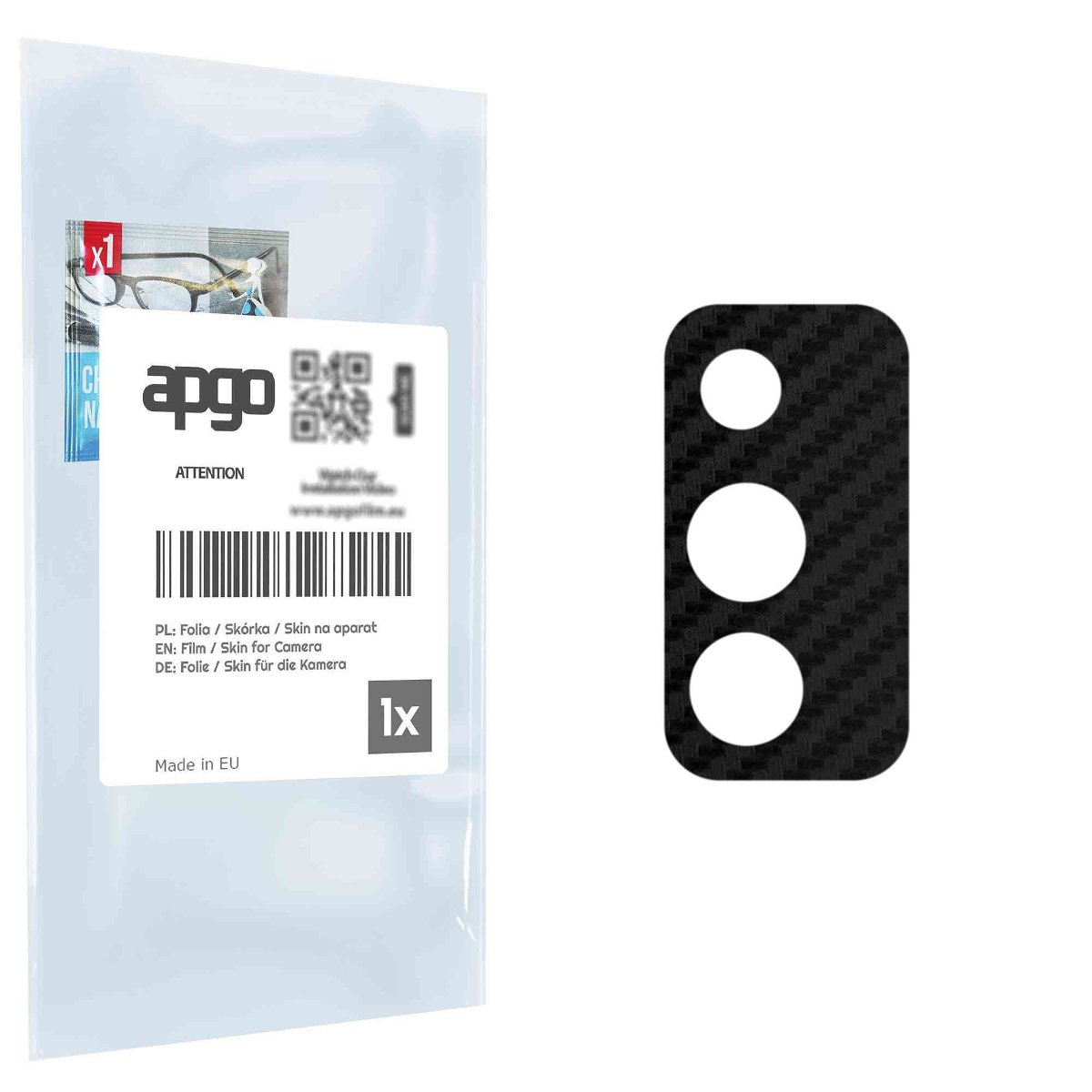 Folia naklejka skórka strukturalna na wyspę aparatu do TCL 103 - różne kolory na kamerę, obiektyw apgo SKINS Lens Protector