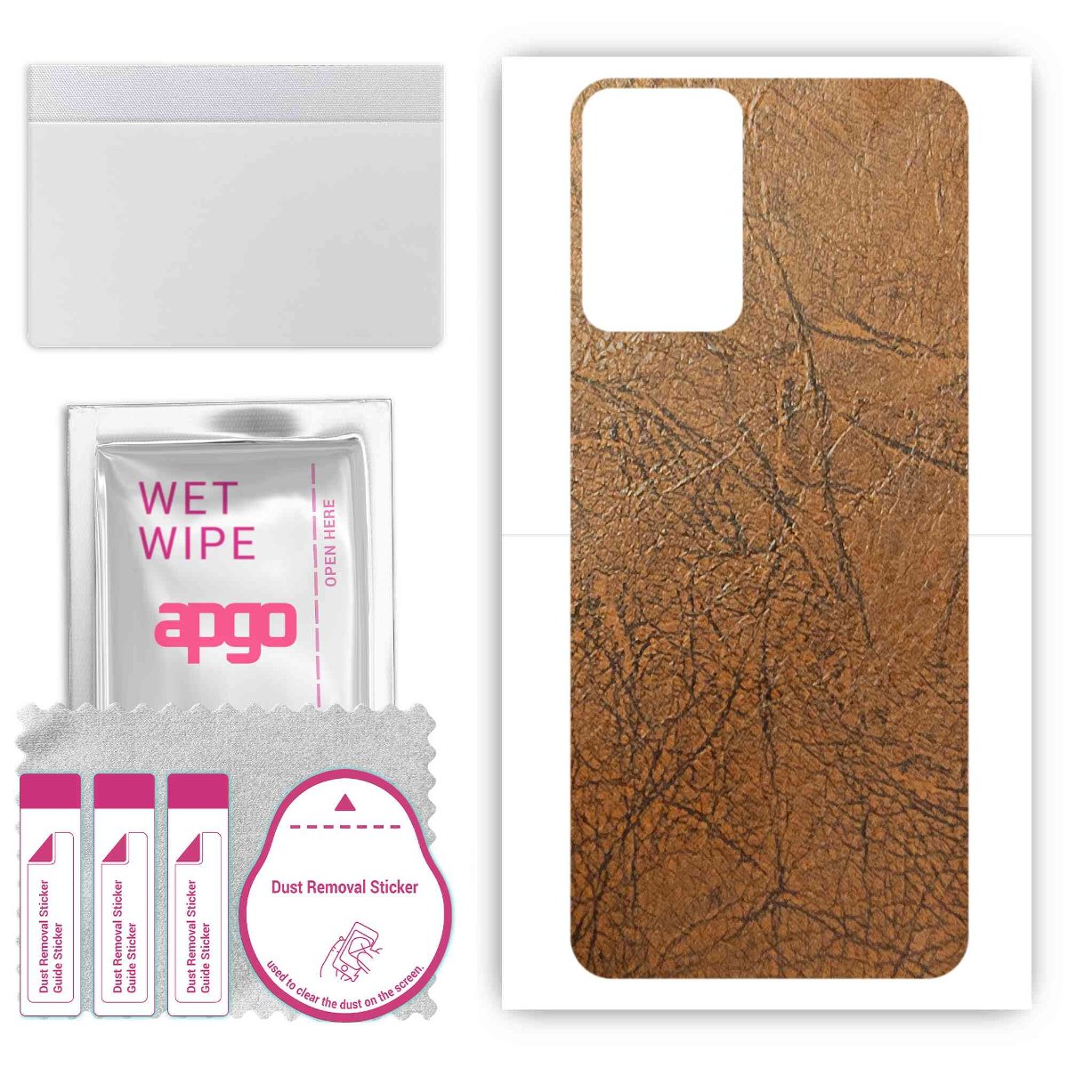 Folia naklejka skórka strukturalna na TYŁ do Vivo Y35 5G -  Skóra Vintage - apgo SKINS