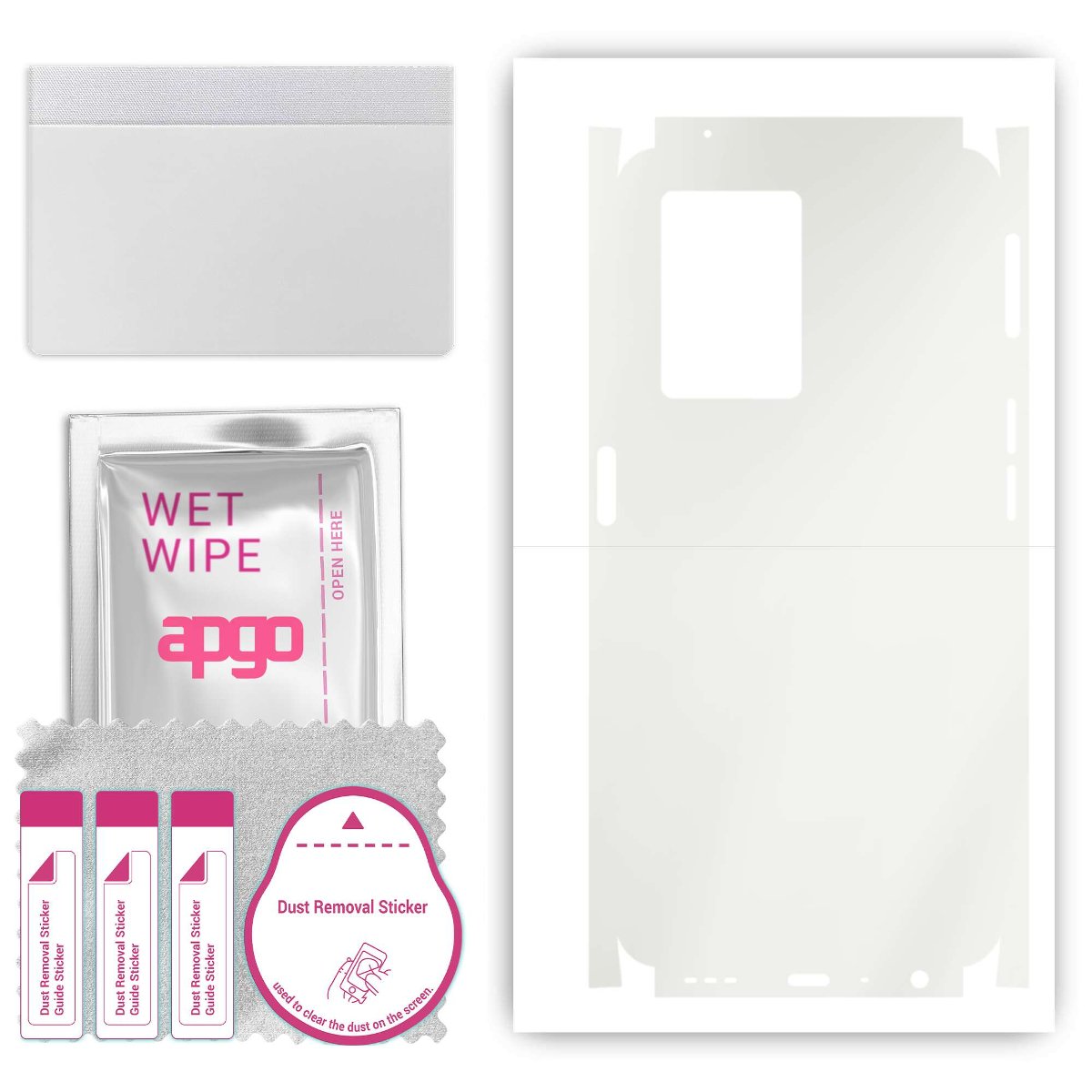 Folia hydrożelowa naklejka MATOWA na TYŁ+BOKI do Oppo A77 5G - apgo hydrogel MATTE