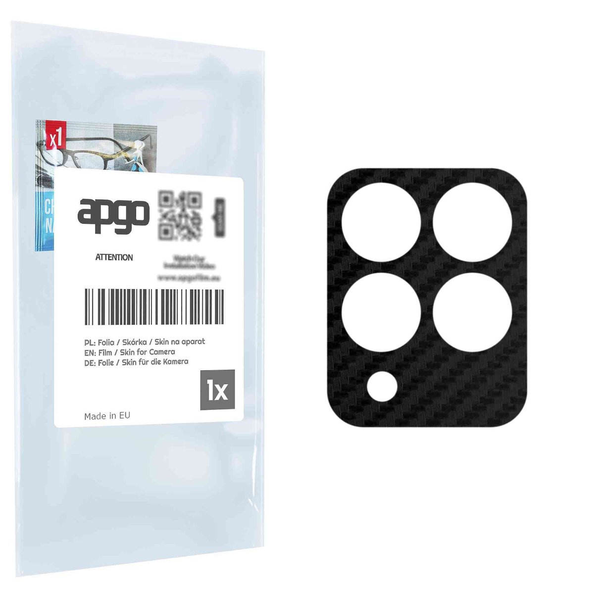 Folia naklejka skórka strukturalna na wyspę aparatu do T-Mobile T Phone Pro 5G - różne kolory na kamerę, obiektyw apgo SKINS Lens Protector