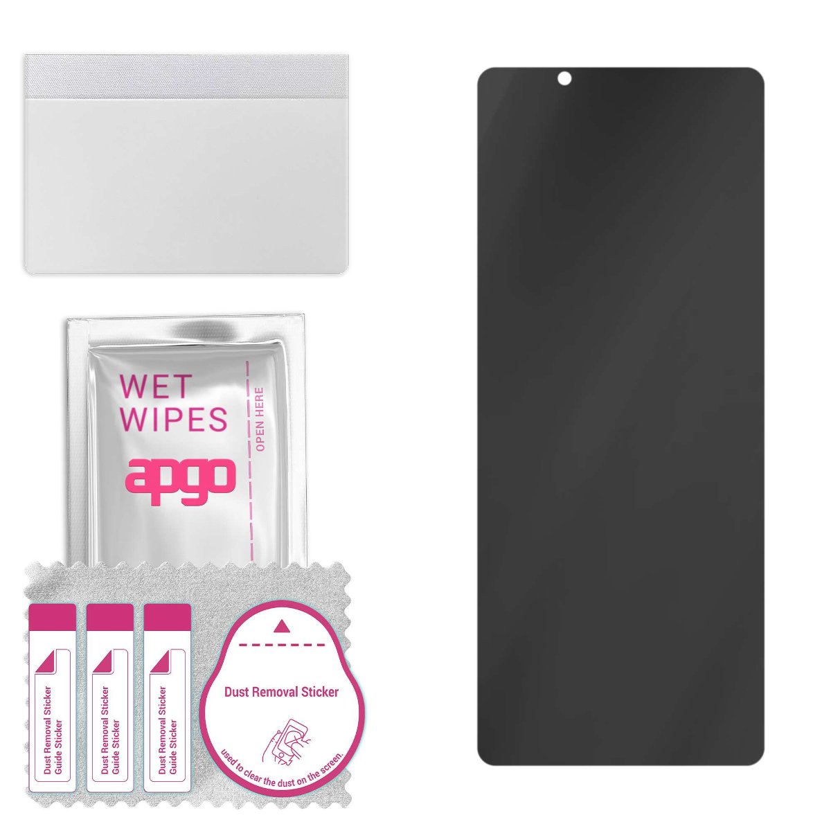 Filtr prywatyzujący Privacy 7H do Sony Xperia 5 IV - apgo Flexible Glass niepękający