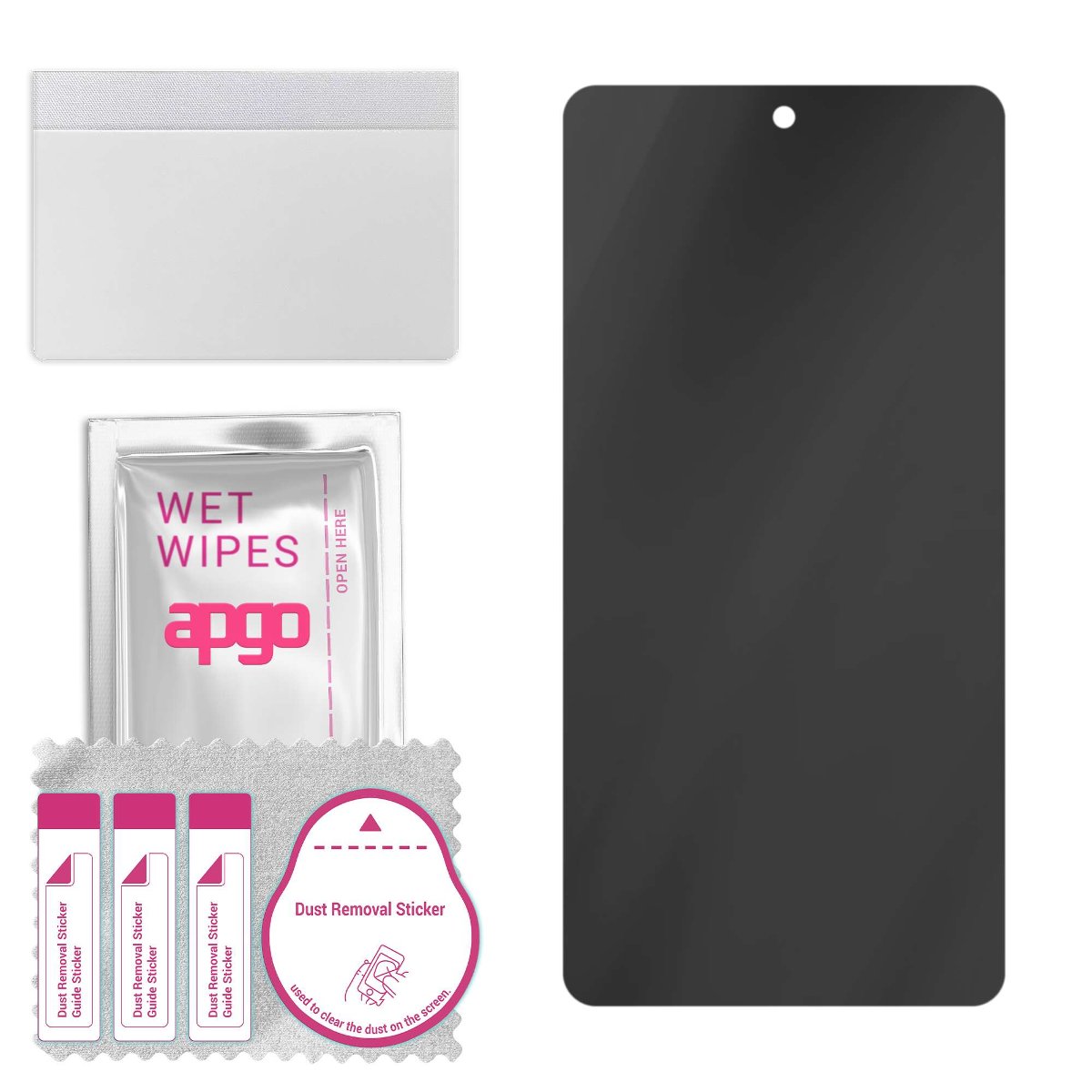 Filtr prywatyzujący Privacy 7H do Sony Xperia ACE III - apgo Flexible Glass niepękający