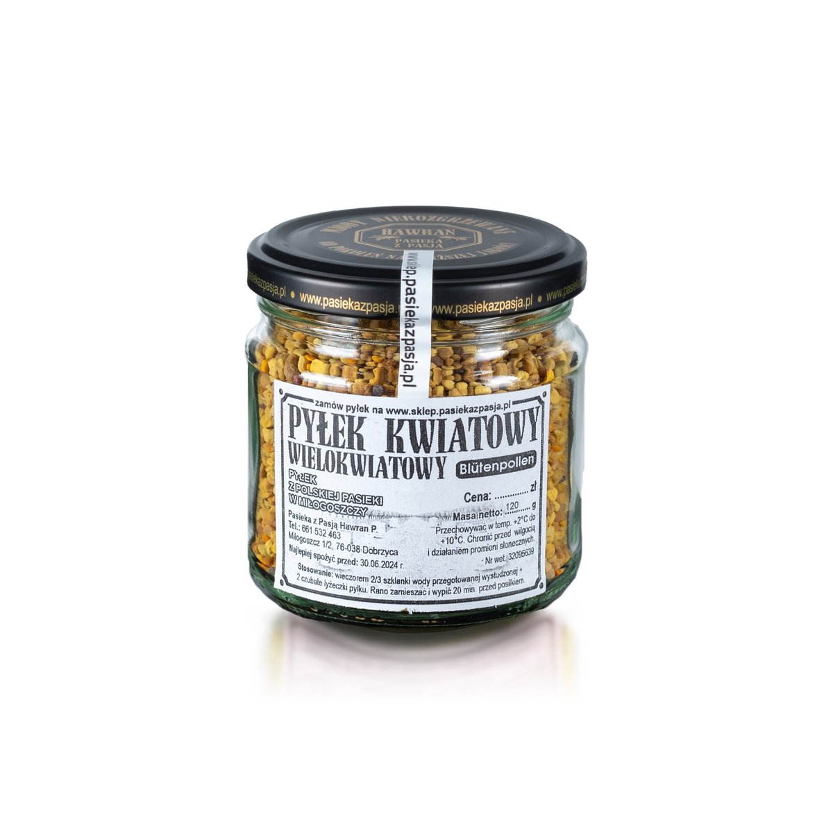 PYŁEK WIELOKWIATOWY 120g, 100 lat tradycji, zdrowy, jakość premium