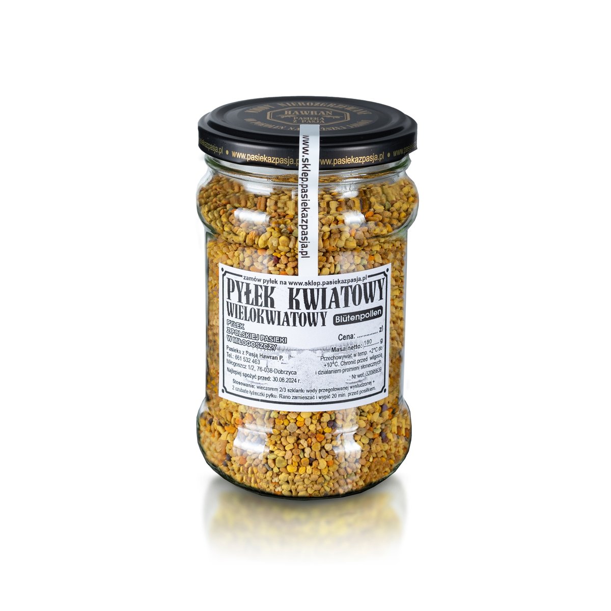 PYŁEK WIELOKWIATOWY 180g, 100 lat tradycji, zdrowy, jakość premium