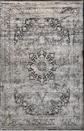 DYWAN Layor Grey Ornament, szary, klasyczny, z ornamentem