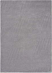 DYWAN Folia Grey, wzór 3D, szary, wełniany, nowoczesny