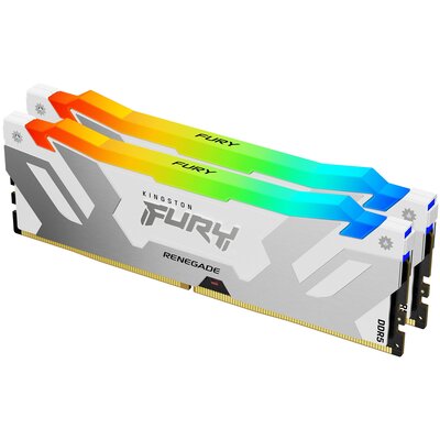 Kingston FURY 32GB (2x16GB) 6000MHz CL32 FURY Renegade RGB White XMP