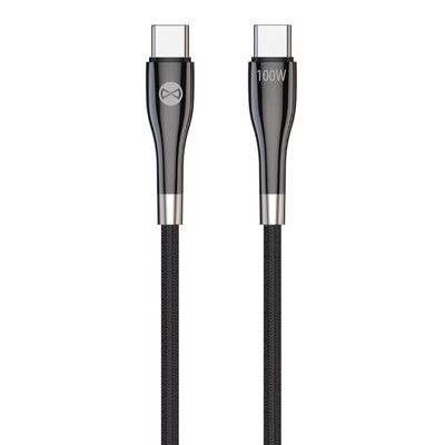 Kabel USB Typ-C - USB Typ-C FOREVER Sleek 100W 1 m Czarny