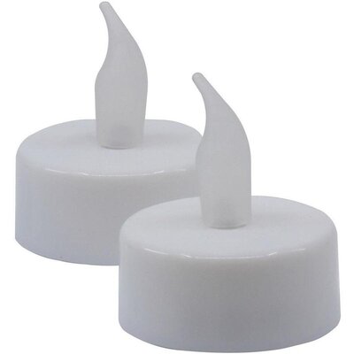 Mondex Kpl.2 świec TEALIGHT LED 4xh5cm