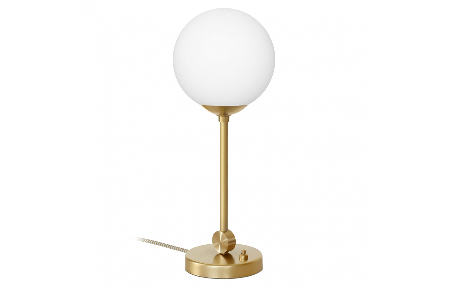 Złota lampka nocna/biurkowa z pełną kulą GP-B1