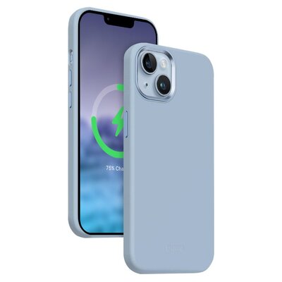 Etui CRONG Color Cover LUX Magnetic MagSafe do Apple iPhone 15 Plus Niebieski