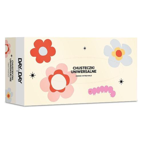 Day by Day Chusteczki higieniczne 3-warstwowe Wiosna, 90 szt.