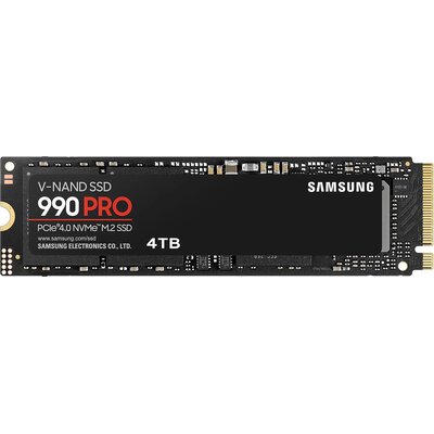 Samsung Dysk SSD  990 PRO 4TB M.2 2280 PCI-E x4 Gen4 NVMe (MZ-V9P4T0BW)