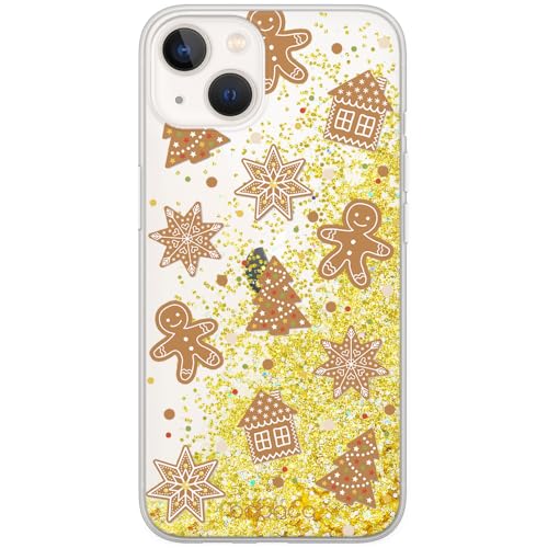 ERT GROUP etui na telefon Apple Iphone 13 MINI, case oryginalny i oficjalnie licencjonowany przez Babaco, wzór Winter 005, optymalnie dopasowane, z efektem płynnego brokatu