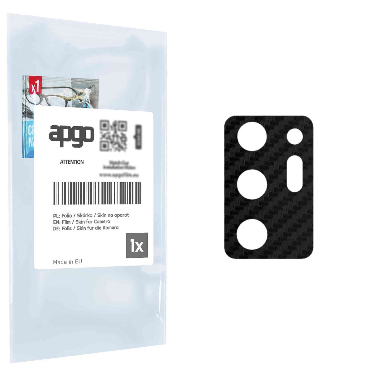 Folia naklejka skórka strukturalna na wyspę aparatu do Samsung Galaxy Note 20 Ultra 5G - różne kolory na kamerę, obiektyw apgo SKINS Lens...