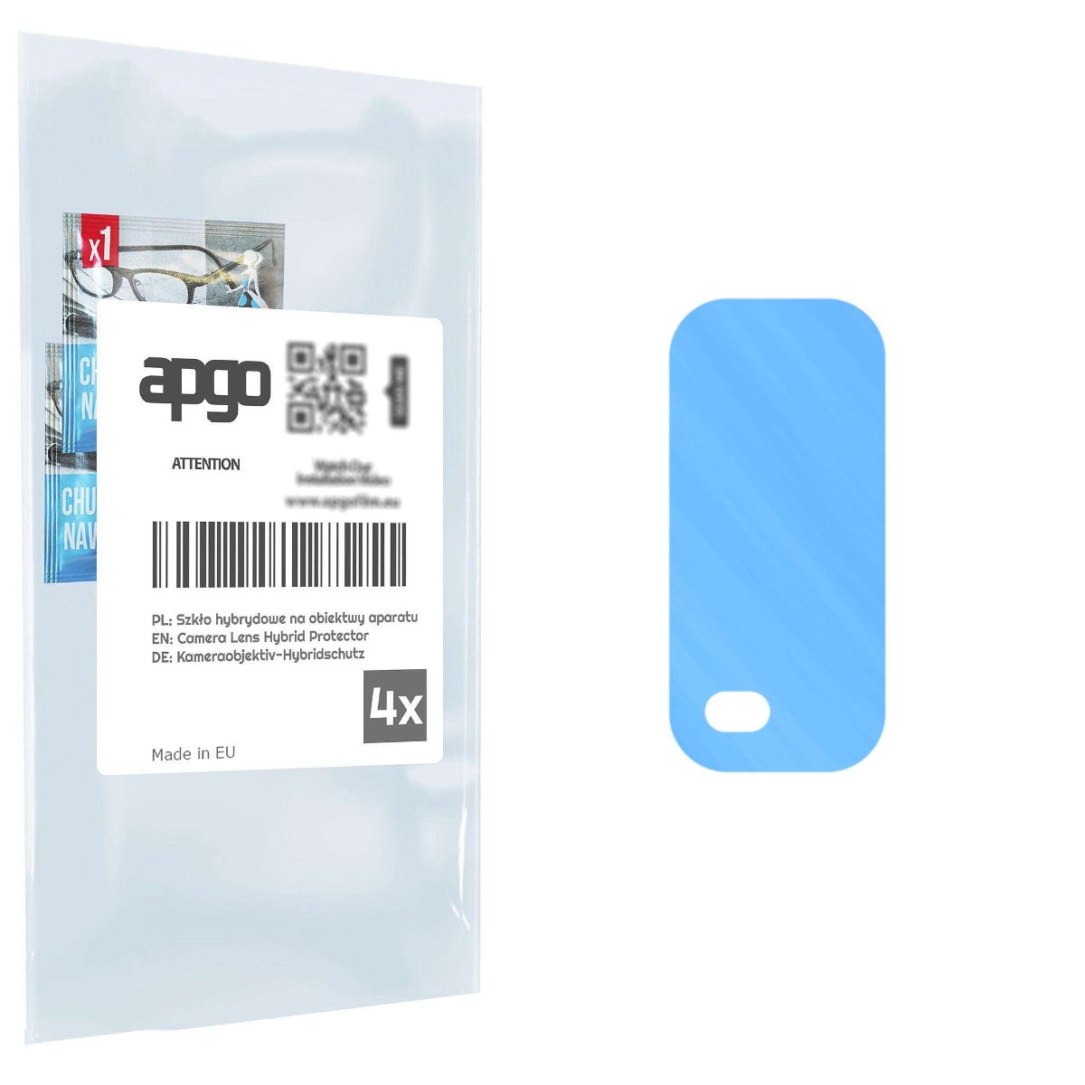 4x Szkło hybrydowe na aparat obiektyw kamerę 9H do Vivo Y20i - apgo hybrid Camera Lens Protector