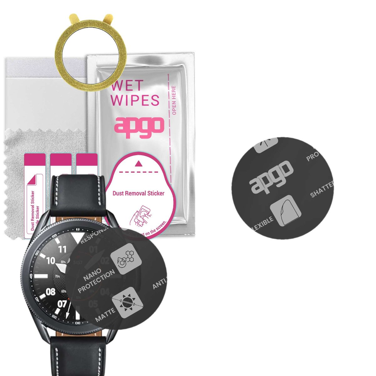 1x Szkło Hybrydowe MATOWE do Samsung Galaxy Watch 3 45MM