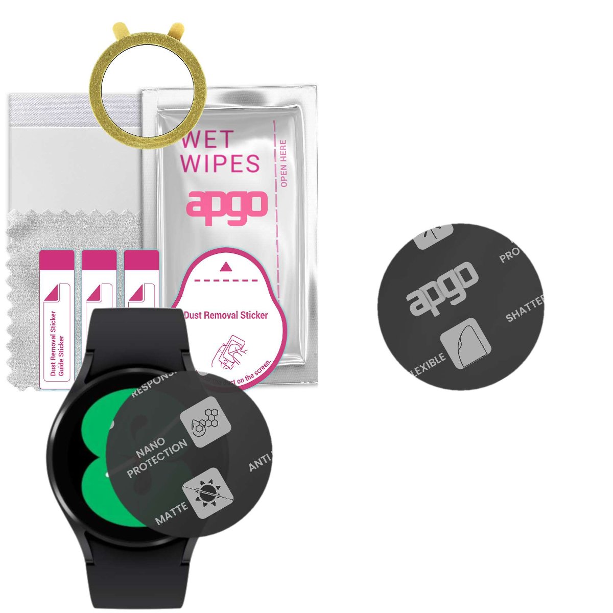 1x Szkło Hybrydowe MATOWE do Samsung Galaxy Watch4 40mm