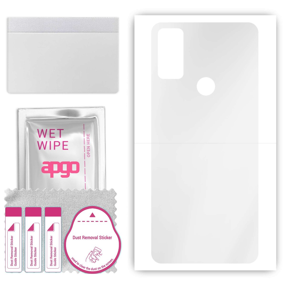 Folia hydrożelowa naklejka przezroczysta na TYŁ do Alcatel 5H Plus - apgo hydrogel TPU