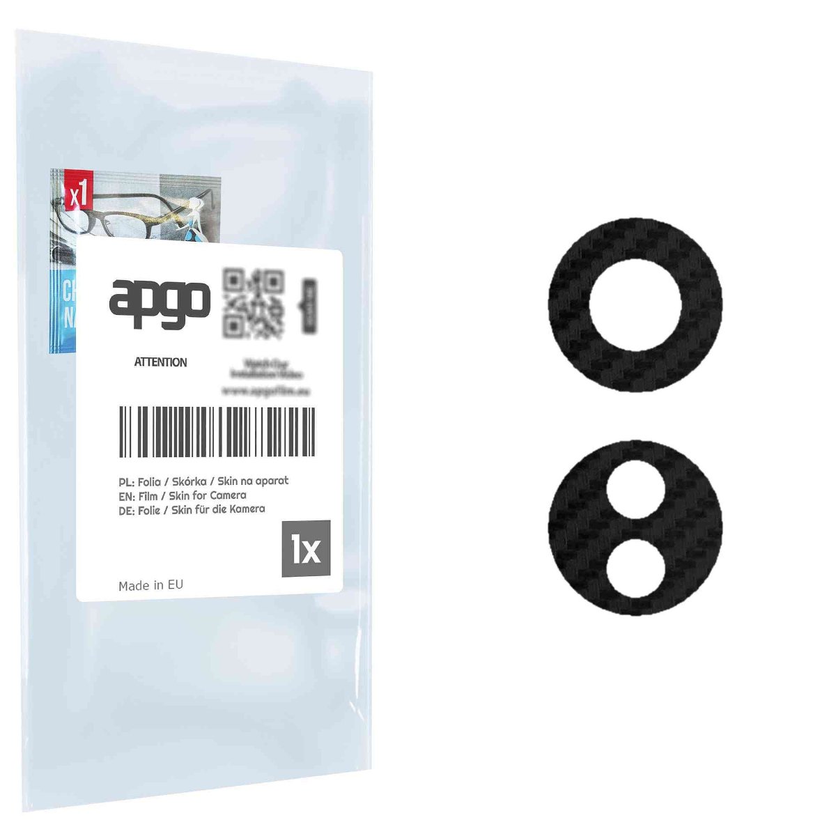 Folia naklejka skórka strukturalna na wyspę aparatu do OnePlus Nord CE 3 - różne kolory na kamerę, obiektyw apgo SKINS Lens Protector