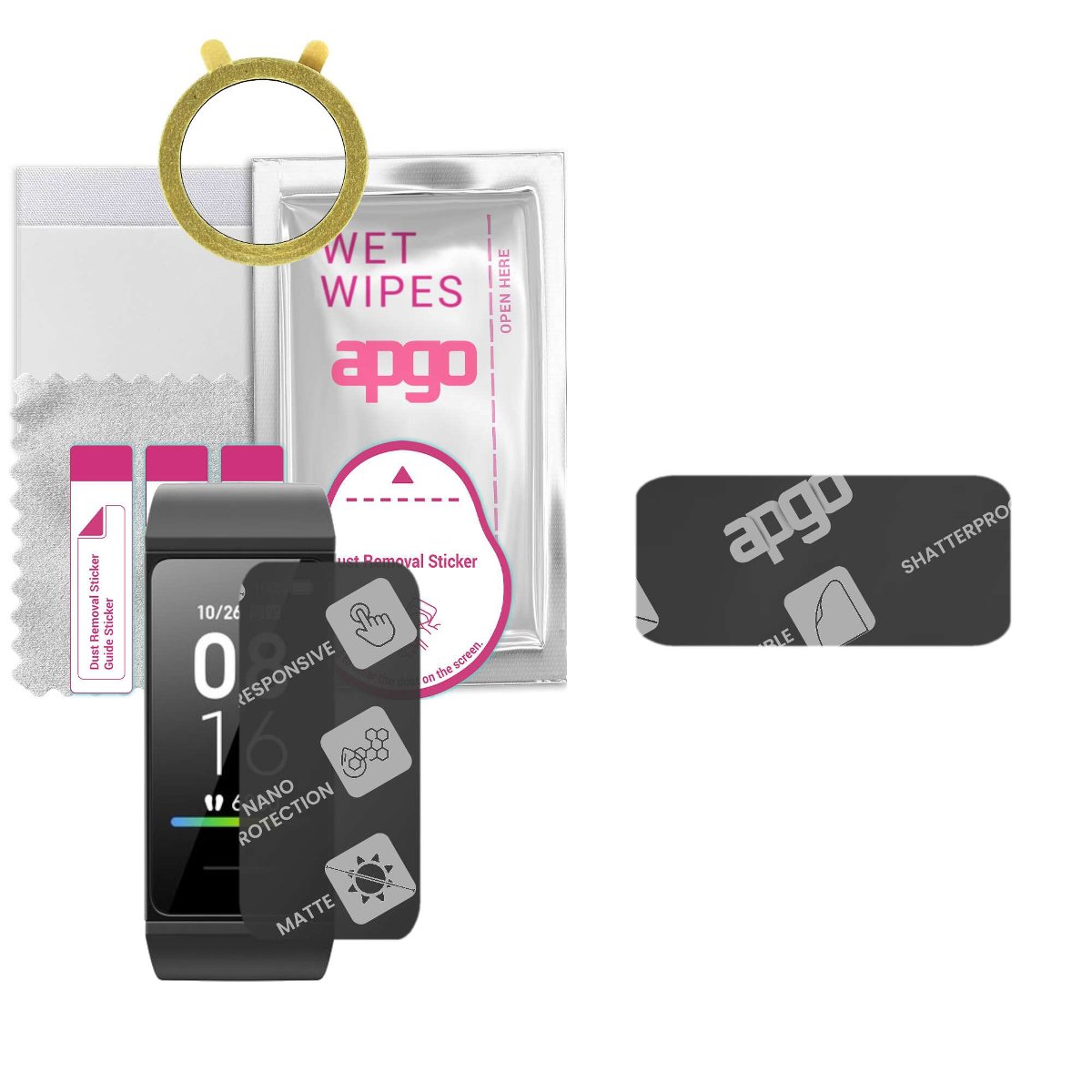 1x Szkło Hybrydowe MATOWE do Xiaomi Mi Band 4C