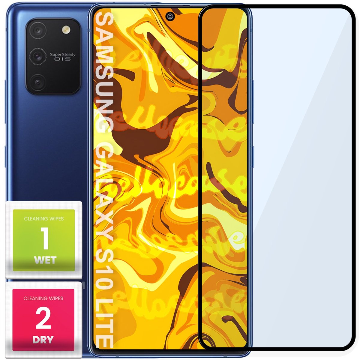 Szkło Hartowane Do Samsung Galaxy S10 Lite Pełne Na Cały Ekran Folia 5D 9H