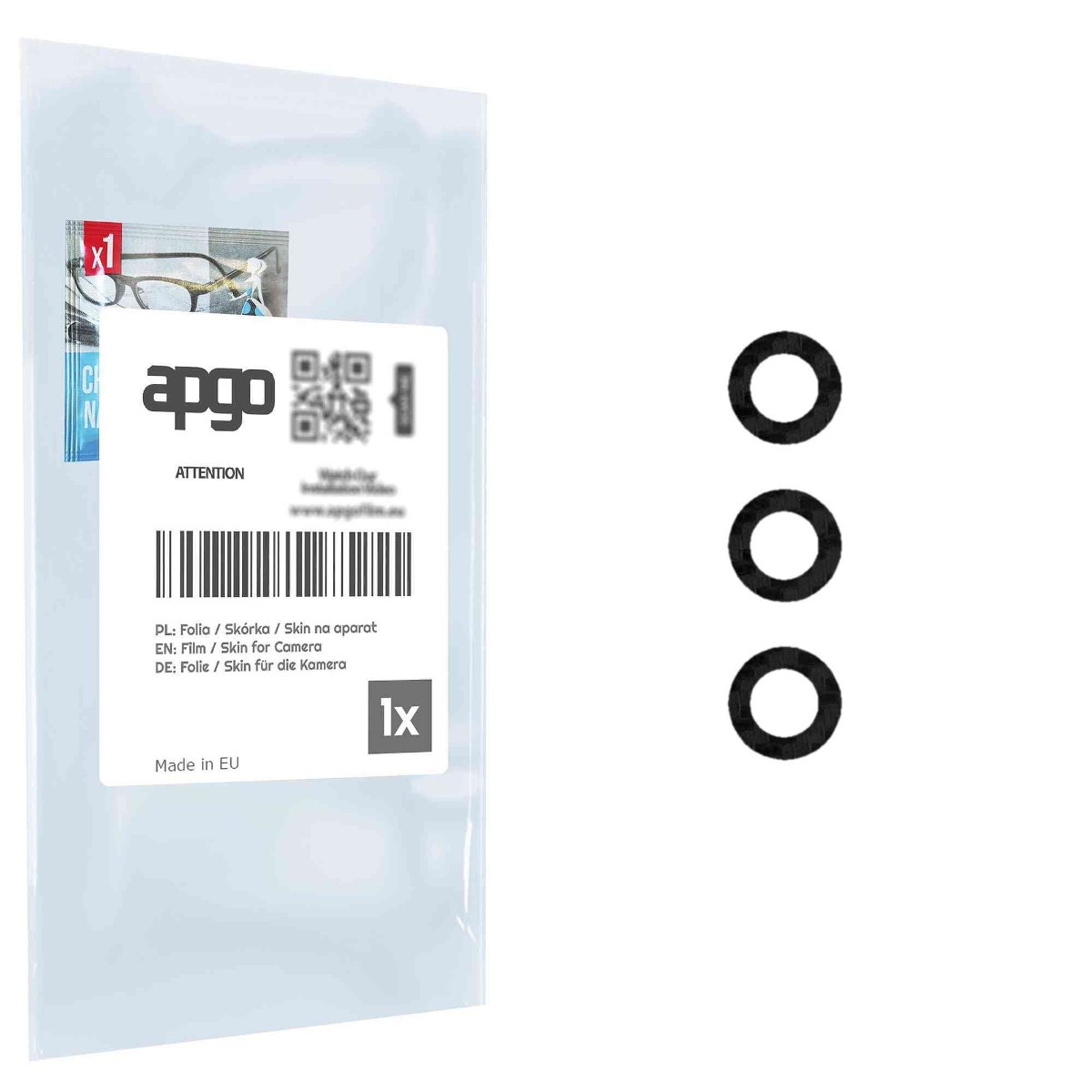 Folia naklejka skórka strukturalna na wyspę aparatu do Meizu 20 Infinity - różne kolory na kamerę, obiektyw apgo SKINS Lens Protector