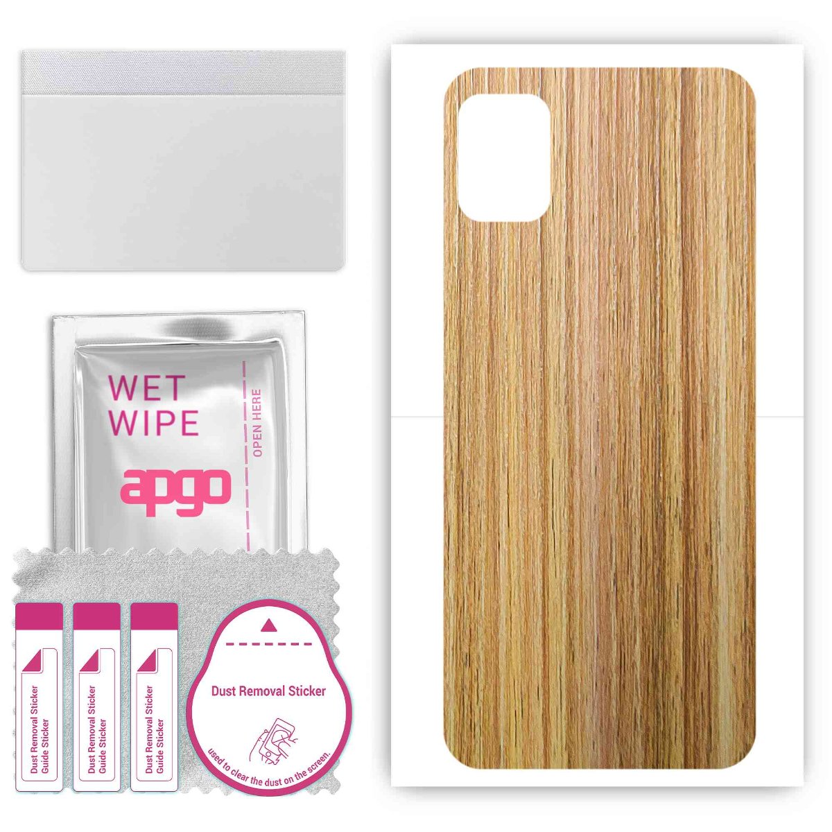 Folia naklejka skórka strukturalna na TYŁ do Nokia G310 -  Drewno Dąb Miodowy - apgo SKINS